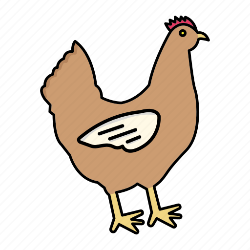 Animal, chicken, farm, hen icon - Download on Iconfinder