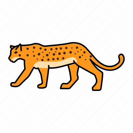 Animal, leopard, mammal, tiger, wild icon - Download on Iconfinder