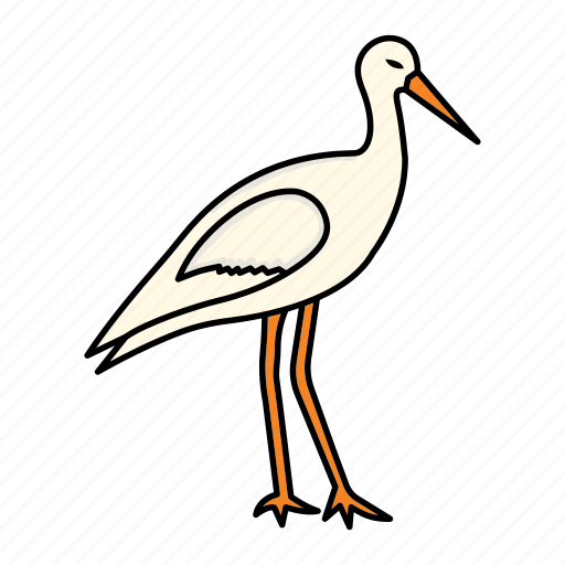 Animal, bird, nature, stork icon - Download on Iconfinder