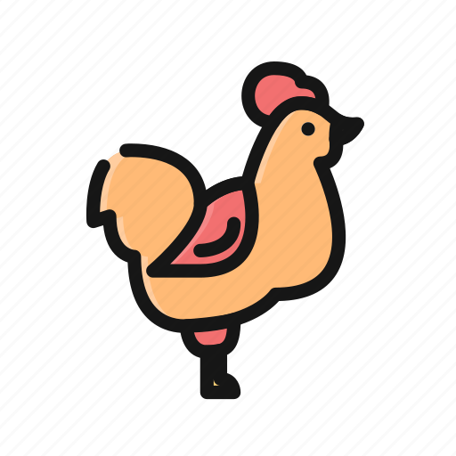 Animal, chicken, food, livestock, meat, roast, turkey icon - Download on Iconfinder