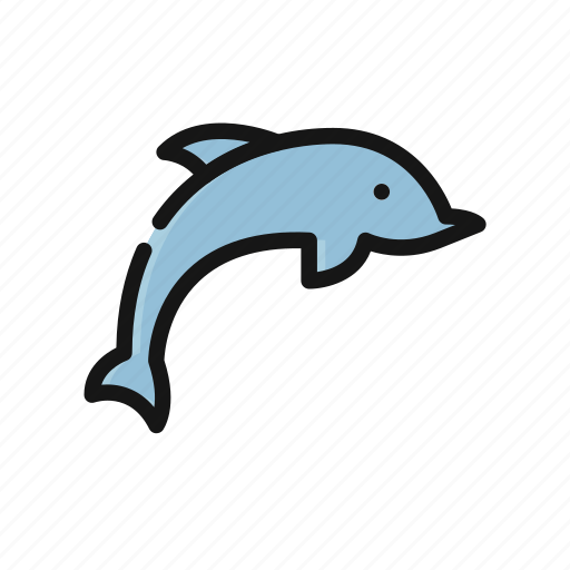 Animal, beach, dolphin, mammal, ocean, sea, smart icon - Download on Iconfinder