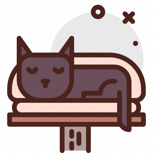 Cat, sleep, animal, wildlife icon - Download on Iconfinder