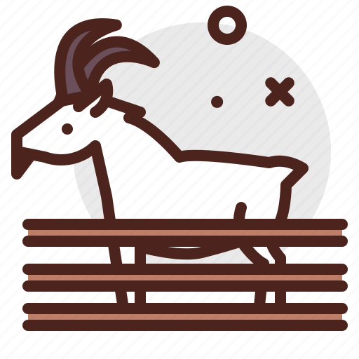 Goat, animal, wildlife icon - Download on Iconfinder