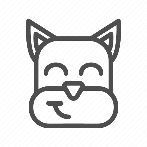 Animal, companion, dog, emoji, friend, happy, pet icon - Download on Iconfinder