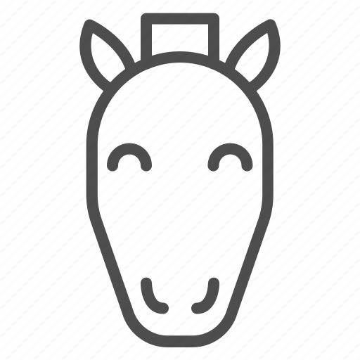 Animal kingdom, animals, emoji, face, happy, horse, zoo icon - Download on Iconfinder