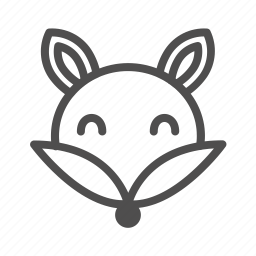 Animal, cute, emoji, face, fox, happy, smiley icon - Download on Iconfinder