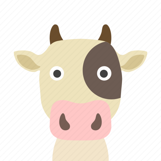 Cow, face icon - Download on Iconfinder on Iconfinder