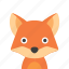 face, fox 
