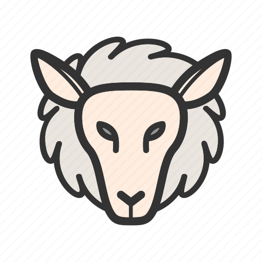 Face, farm, lamb, lambs, livestock, sheep, white icon - Download on Iconfinder