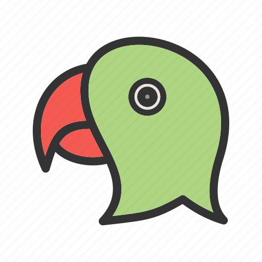 Bird, cute, feather, flying, green, jungle, parrot icon - Download on Iconfinder