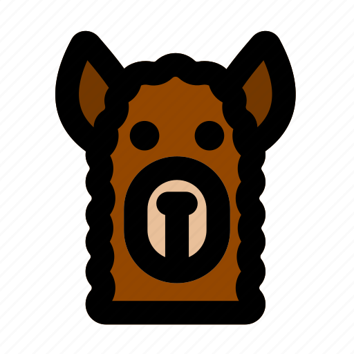 Llama, animal, america, nature icon - Download on Iconfinder