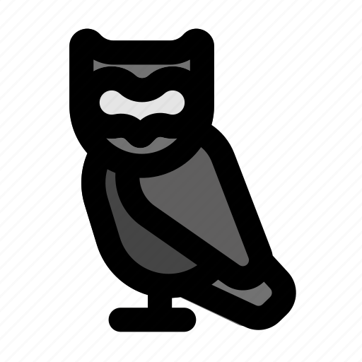 Owl, head, animal, nocturnal, bird icon - Download on Iconfinder