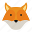 animal, forest, fox 