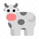 cow, head, animal, mammal, horn