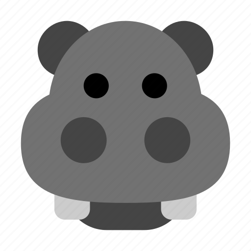 Hippo, animal, wild, nature icon - Download on Iconfinder