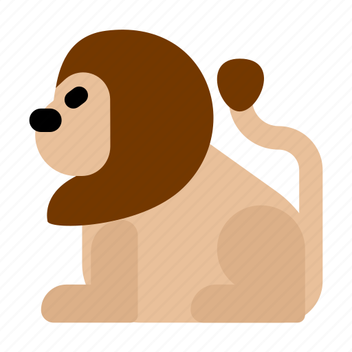Lion, head, animal, carnivore, wild icon - Download on Iconfinder