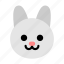 rabbit, animal, carrot, long, ears 