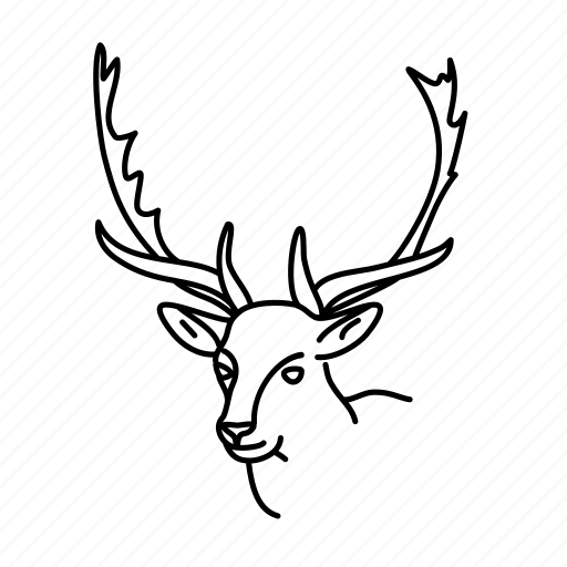 Animal, deer, nature, wild, wildlife, zoo icon - Download on Iconfinder