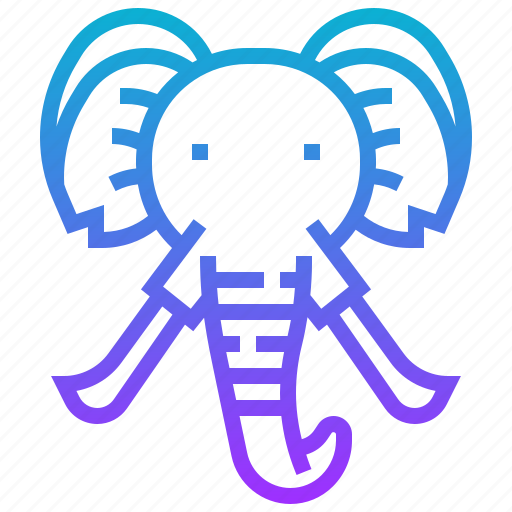 Animal, asia, elephant, wild, zoo icon - Download on Iconfinder