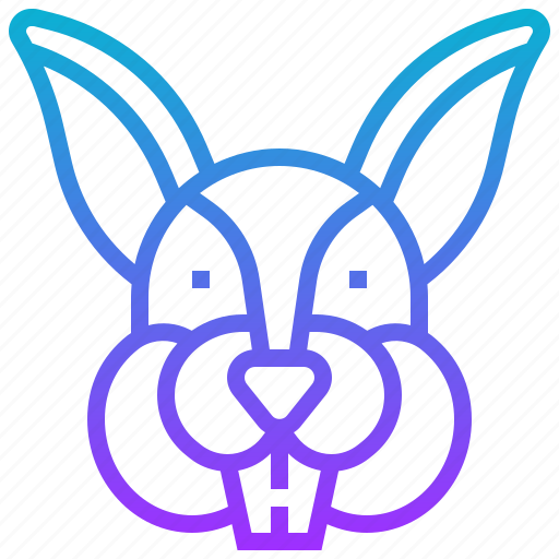 Animal, draw, hare, head, rabbit icon - Download on Iconfinder