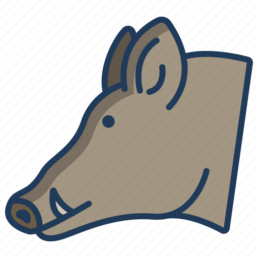 Wild, boar, pig icon - Download on Iconfinder on Iconfinder