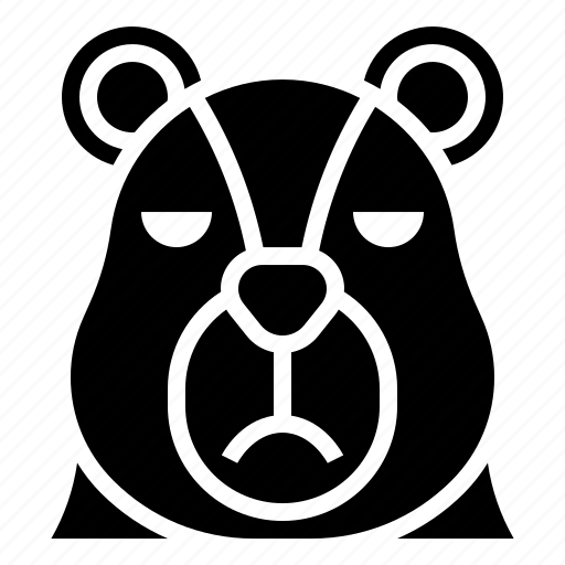 Animal, bear, draw, stock, wild icon - Download on Iconfinder