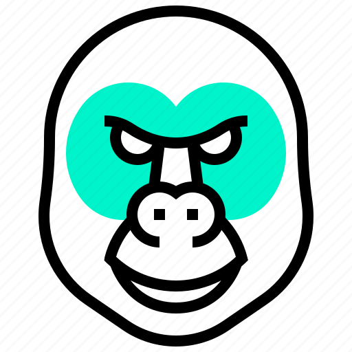 Animal, ape, gorilla, monkey, wild icon - Download on Iconfinder