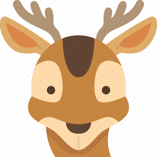 Deer, stag, antler, wildlife, mammal icon - Download on Iconfinder