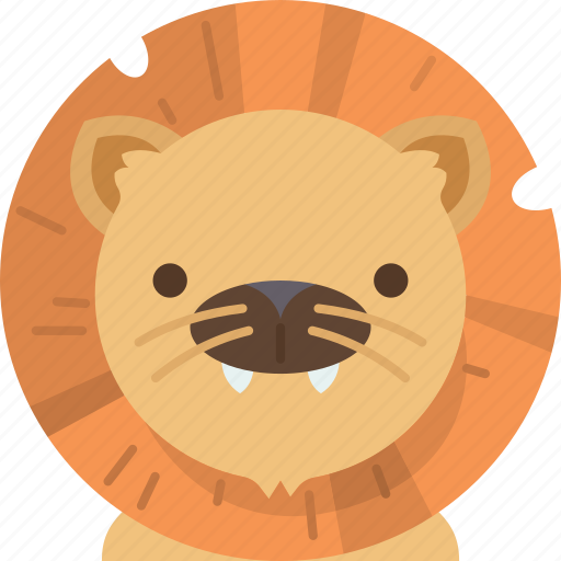 Lion, predator, carnivore, safari, wildlife icon - Download on Iconfinder