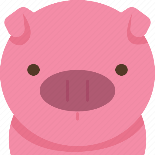 Pig, pork, domestic, farm, livestock icon - Download on Iconfinder