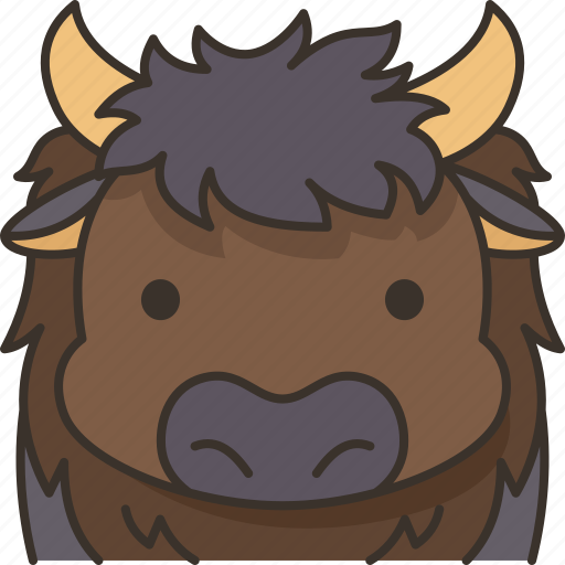 Bison, bull, wildlife, horn, cattle icon - Download on Iconfinder