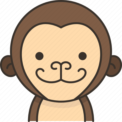 Monkey, primate, animal, wildlife, jungle icon - Download on Iconfinder