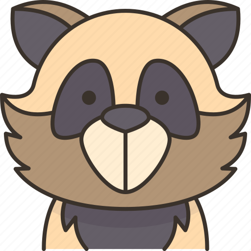 Raccoon, wildlife, fauna, animal, furry icon - Download on Iconfinder