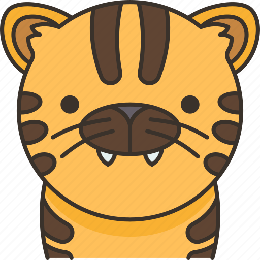 Tiger, leopard, mammal, carnivore, predator icon - Download on Iconfinder