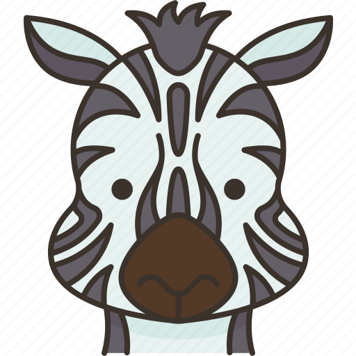 Zebra, horse, safari, wildlife, africa icon - Download on Iconfinder