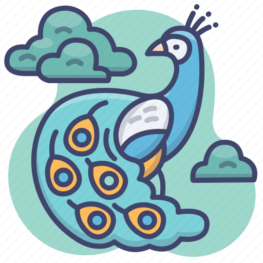 Animal, bird, peacock, zoo icon - Download on Iconfinder
