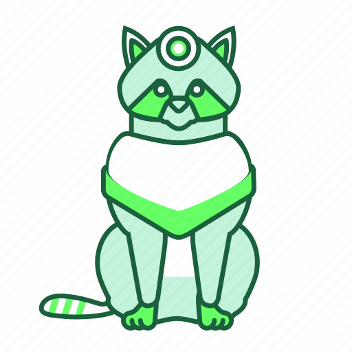 Animal, beaver, green, icon2, sit icon - Download on Iconfinder