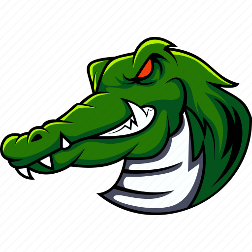 Crocodile, alligator, angry, animal, team, mascot, sport icon - Download on Iconfinder