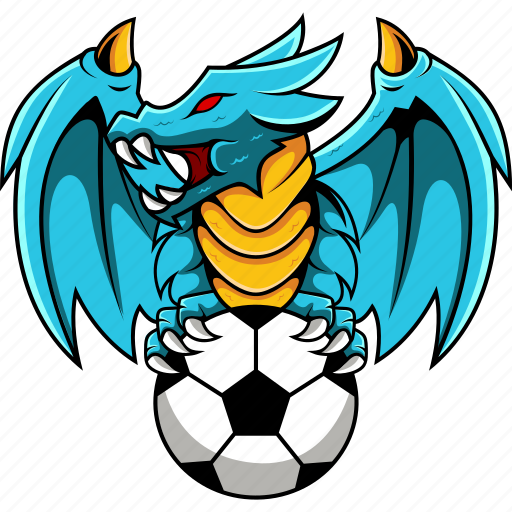 Dragon, football, soccer, animal, team, mascot, sport icon - Download on Iconfinder