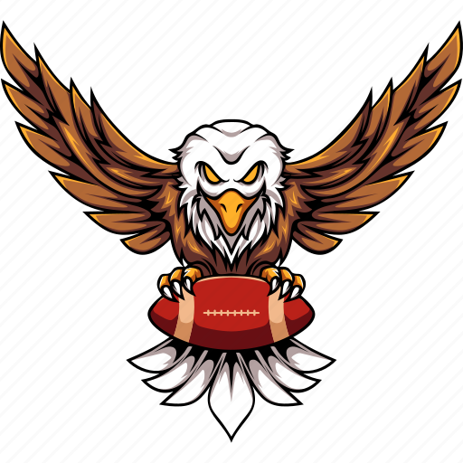 Eagle, bird, football, animal, team, mascot, sport icon - Download on Iconfinder