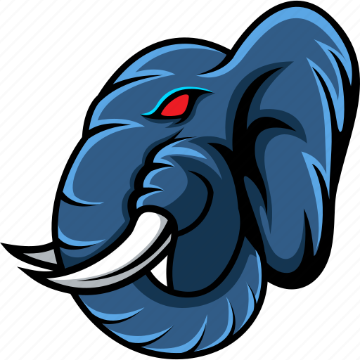 Elephant, head, esport, animal, team, mascot, sport icon - Download on Iconfinder