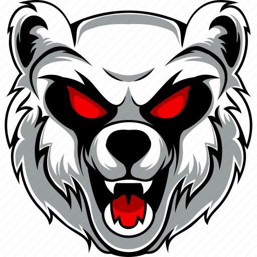 Panda, roar, angry, animal, team, mascot, sport icon - Download on Iconfinder