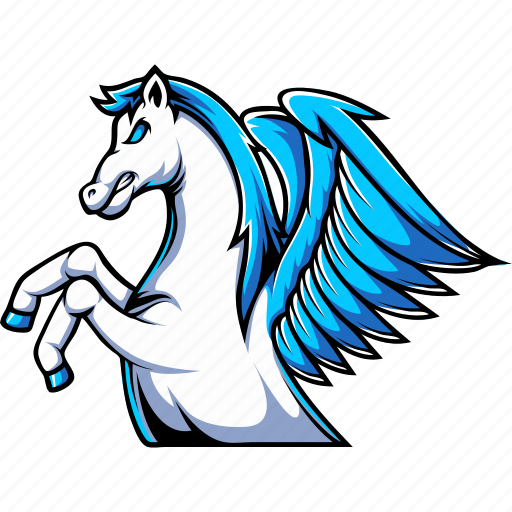 Pegasus, horse, wings, animal, team, mascot, sport icon - Download on Iconfinder