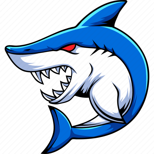 Shark, bite, fierce, animal, team, mascot, sport icon - Download on Iconfinder