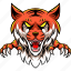 tiger, claw, roar, animal, team, mascot, sport 