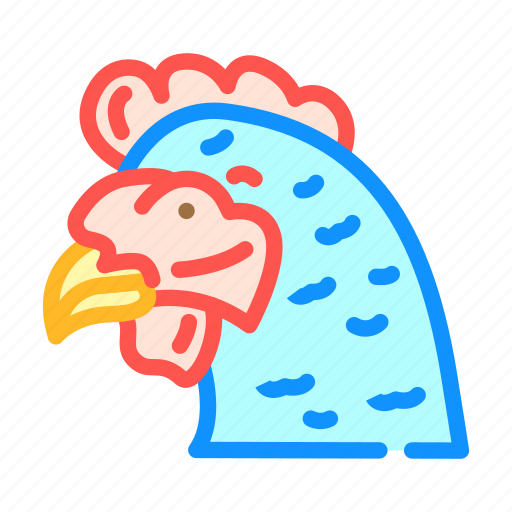 Chicken, animal, zoo, pet, face, farm icon - Download on Iconfinder