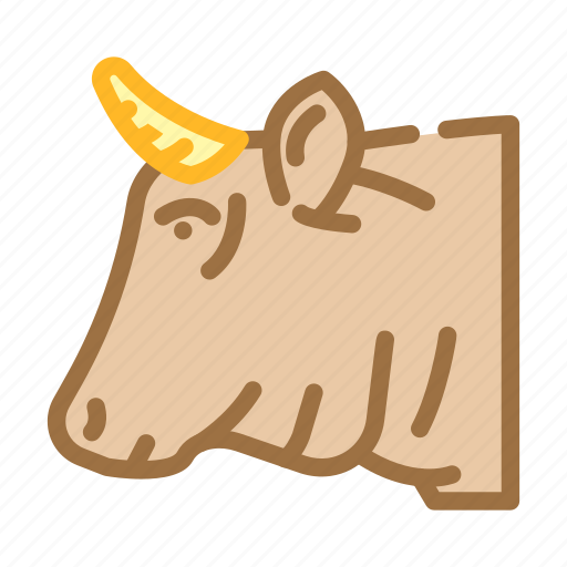 Cow, animal, zoo, pet, face, farm icon - Download on Iconfinder