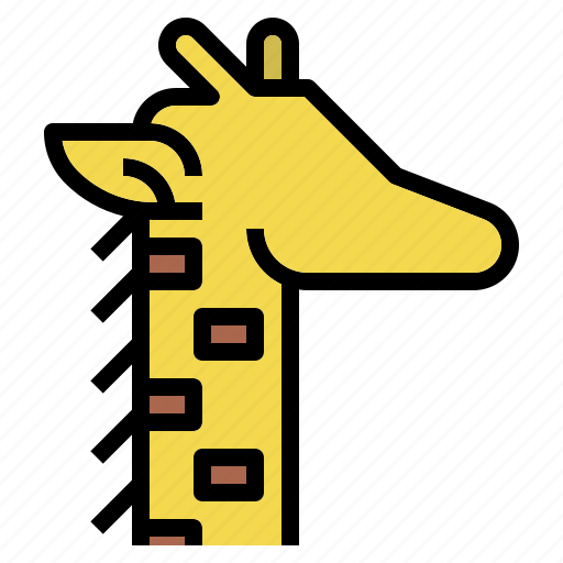 Animal, animals, giraffe, kingdom, mammal, wildlife, zoo icon - Download on Iconfinder