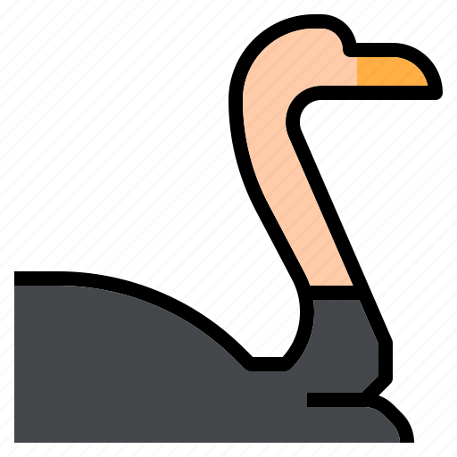 Animal, animals, kingdom, life, ostrich, wild, zoo icon - Download on Iconfinder