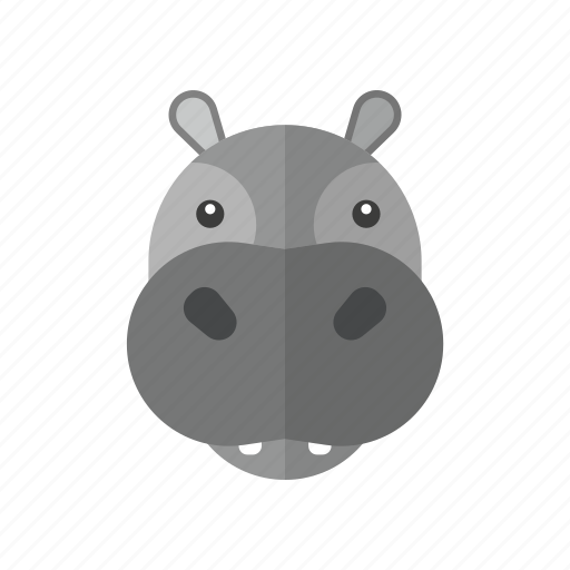 Animal, animals, hippopotamus, wild, zoo icon - Download on Iconfinder